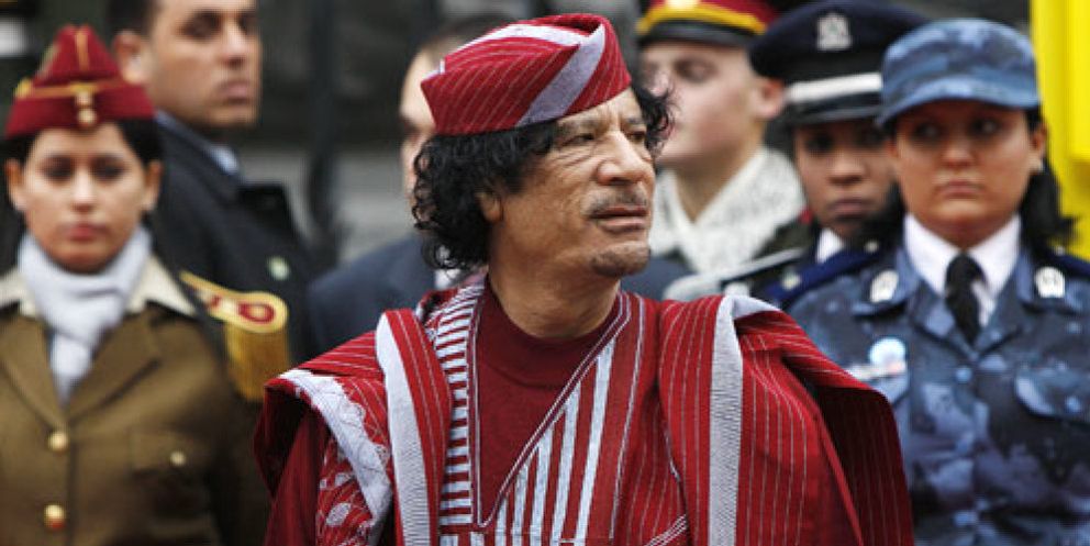 Foto: De cómo Gadafi quiso proclamarse emperador de toda África