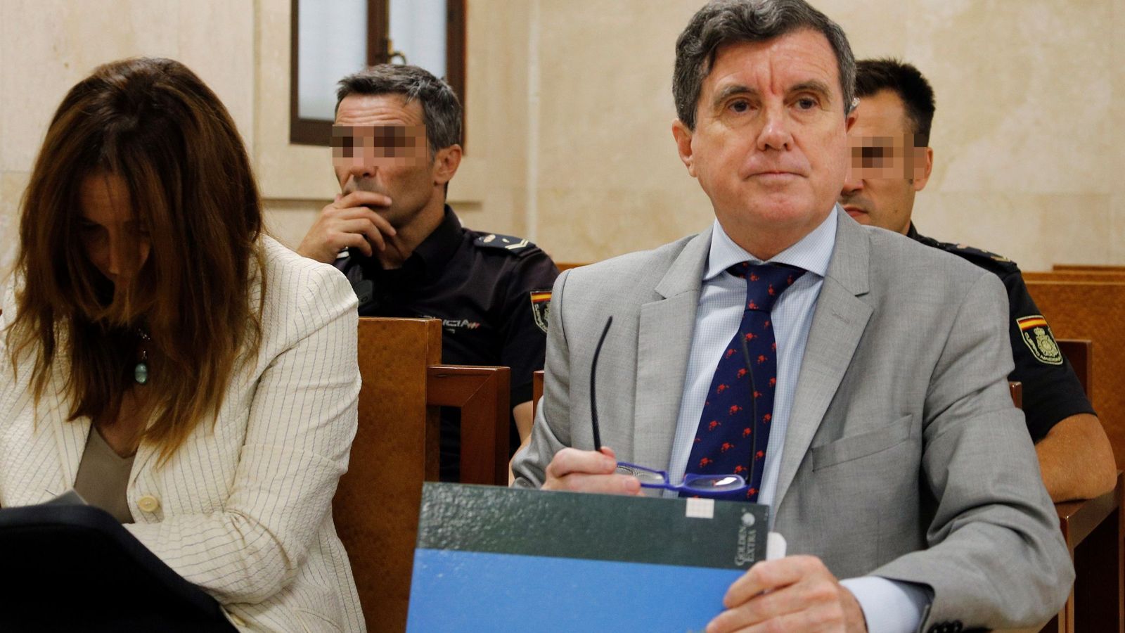 Foto: El ex presidente balear Jaume Matas, en un juicio en la Audiencia de Palma. 