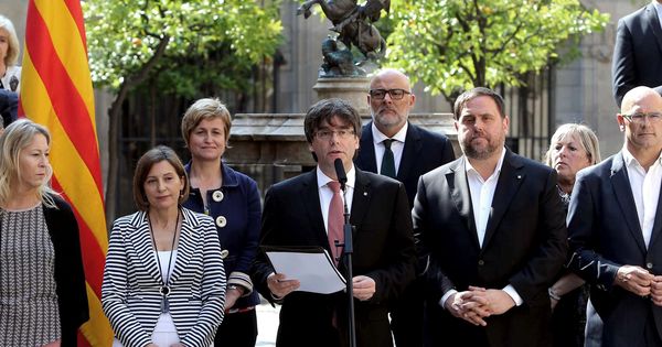Foto: Puigdemont anuncia para el 1 de octubre un referéndum sobre la independencia. (EFE)