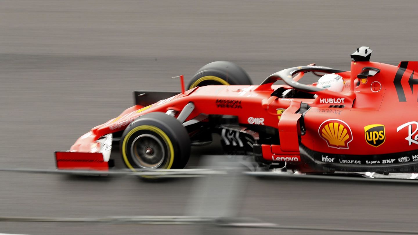 Sebastian Vettel en el GP de México de 2019. (EFE)