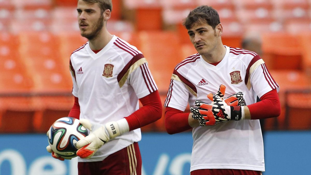  La fría relación entre De Gea y Casillas