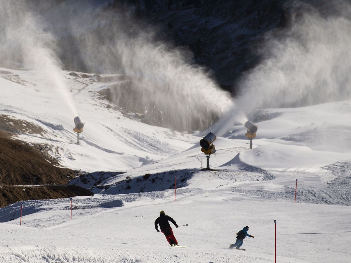 Foto: Una estación de esquí en Suiza. (EFE)