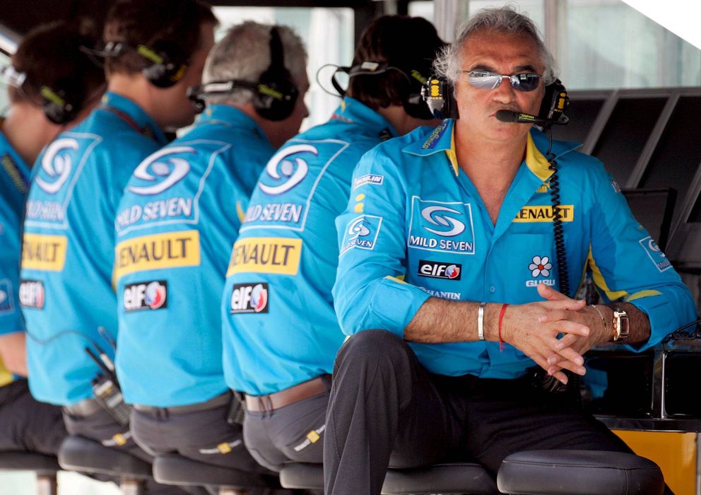 Foto: Flavio Briatore en su etapa en Renault (EFE)