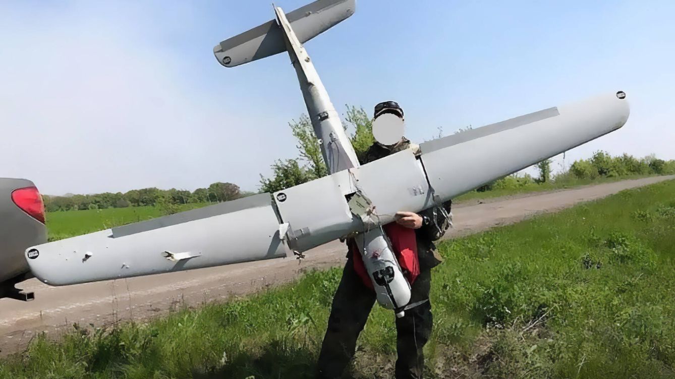 Foto: Un Orlan-10 derribado por Ucrania (Ministerio de Defensa de Ucrania)