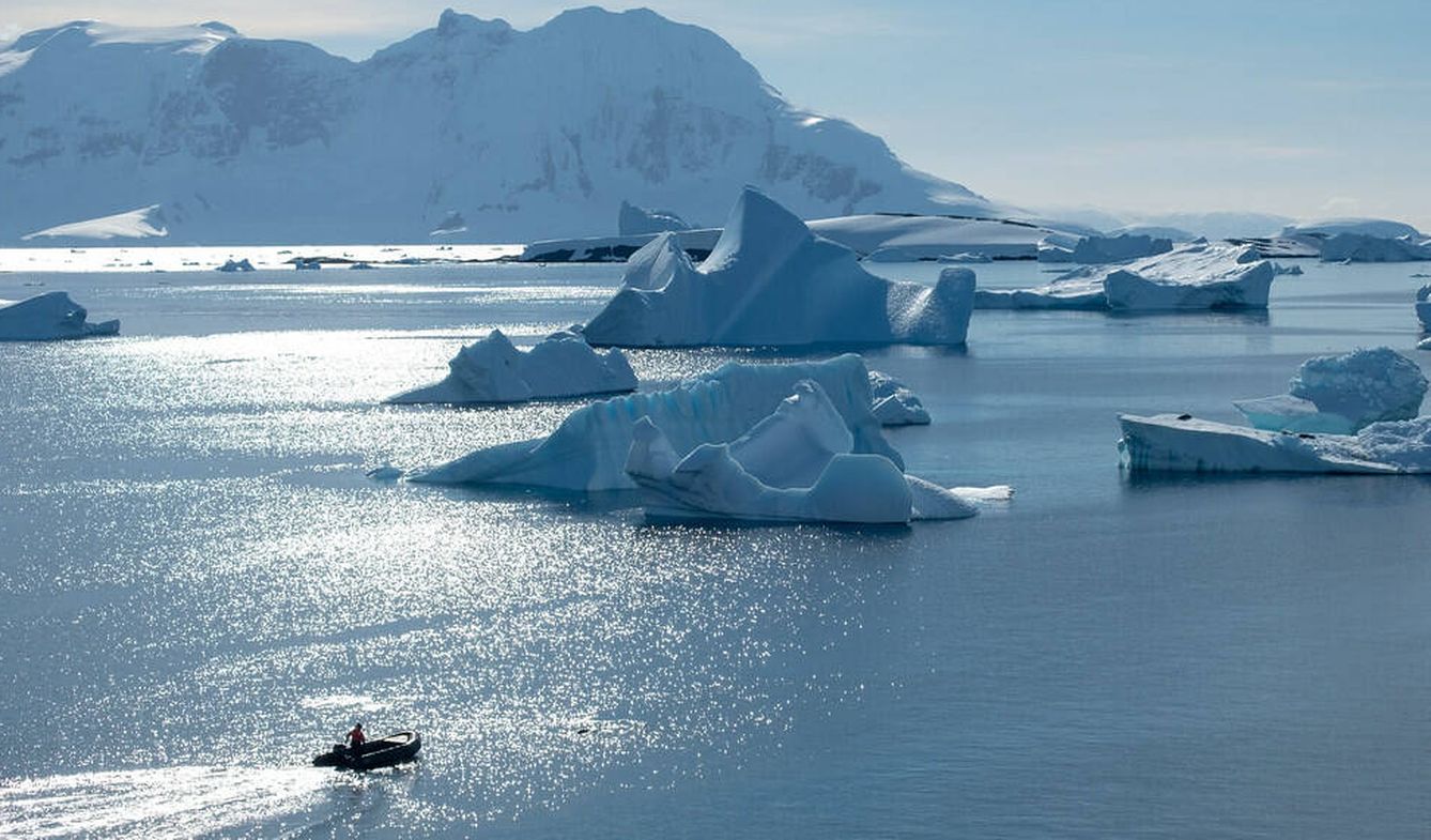La Antártida durante 'nuestro invierno'.