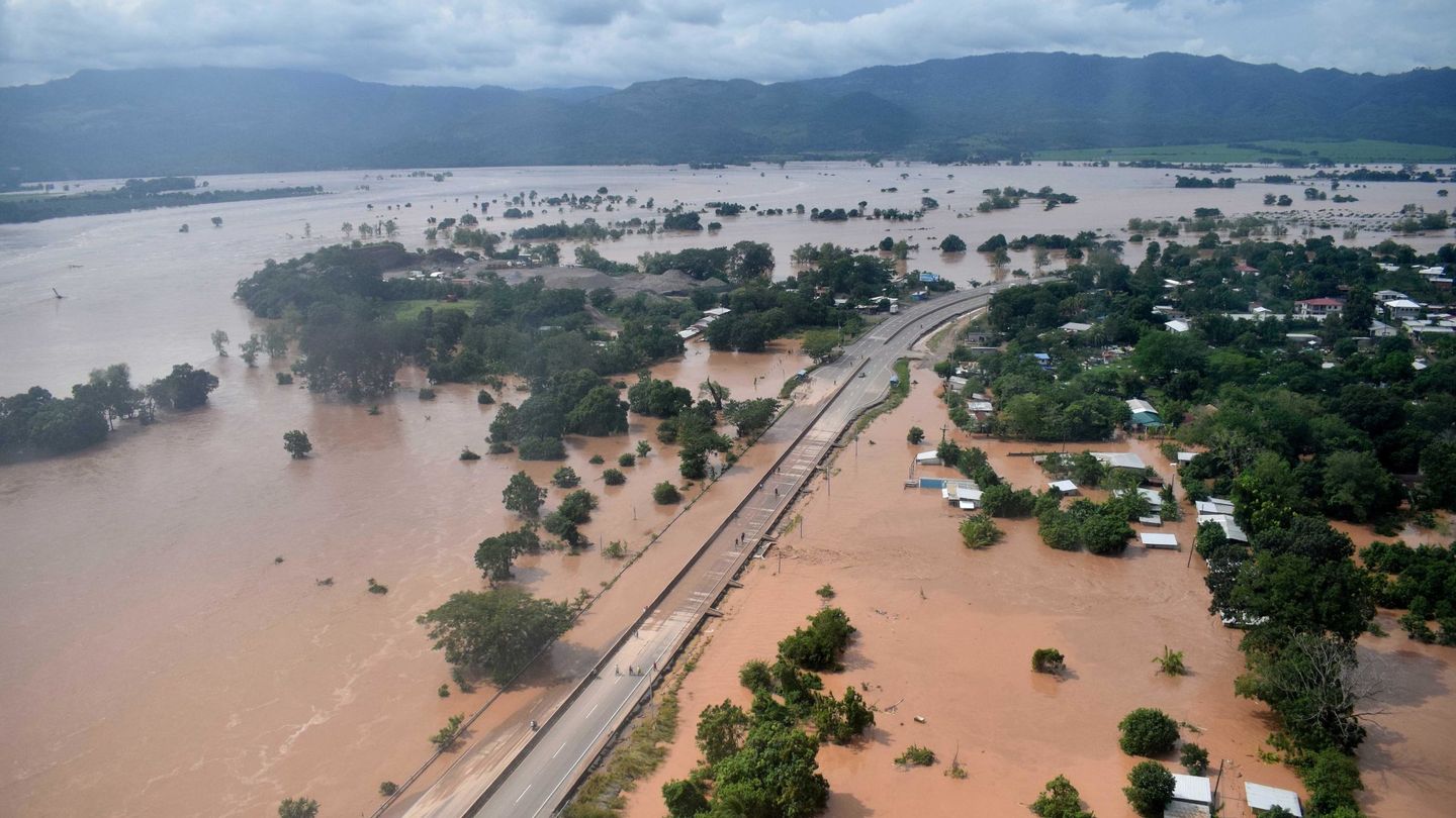 Territorios inundados en Honduras. (EFE)