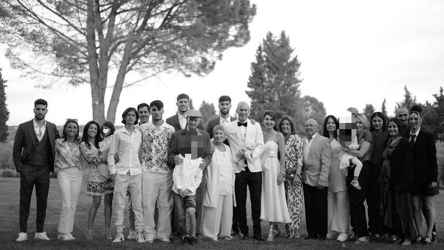 La familia de Zinedine Zidane. (Instagram/ @luca)