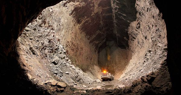 Foto: Interior de la mina de Aguas Teñidas. (Matsa)