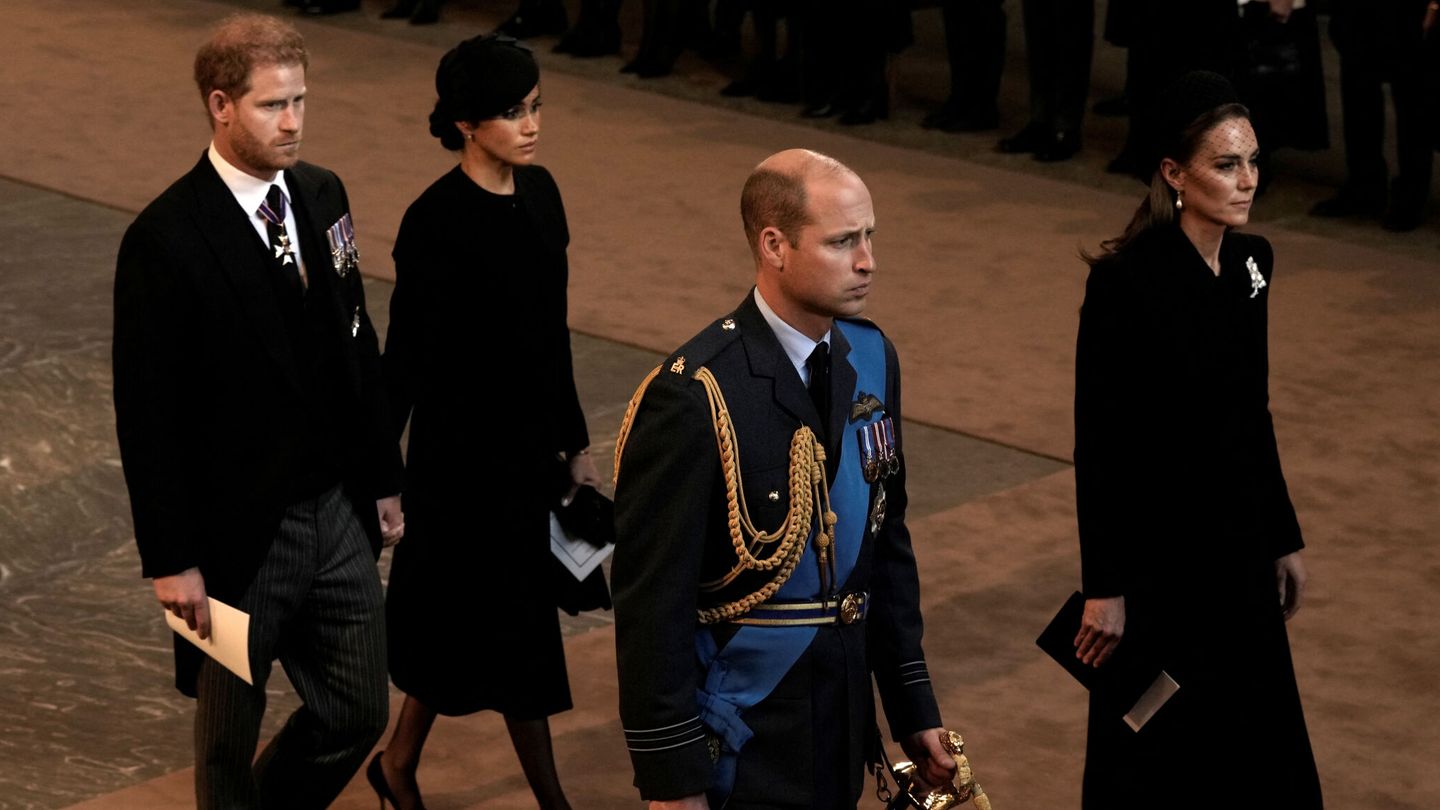 En el pasado funeral de la reina Isabel II. (Reuters/Pool) 