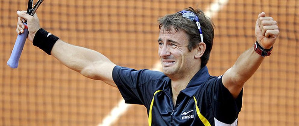 Foto: Robredo se rehace como tenista a base de épica y buscará las semifinales ante Ferrer