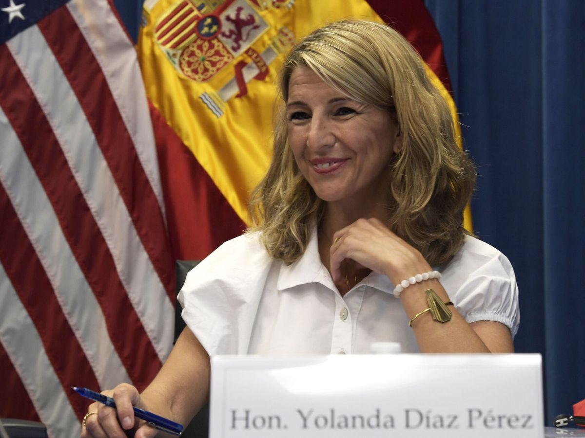 Foto: La vicepresidenta segunda y ministra de Trabajo, Yolanda Díaz. (EFE/Lenin Nolly)