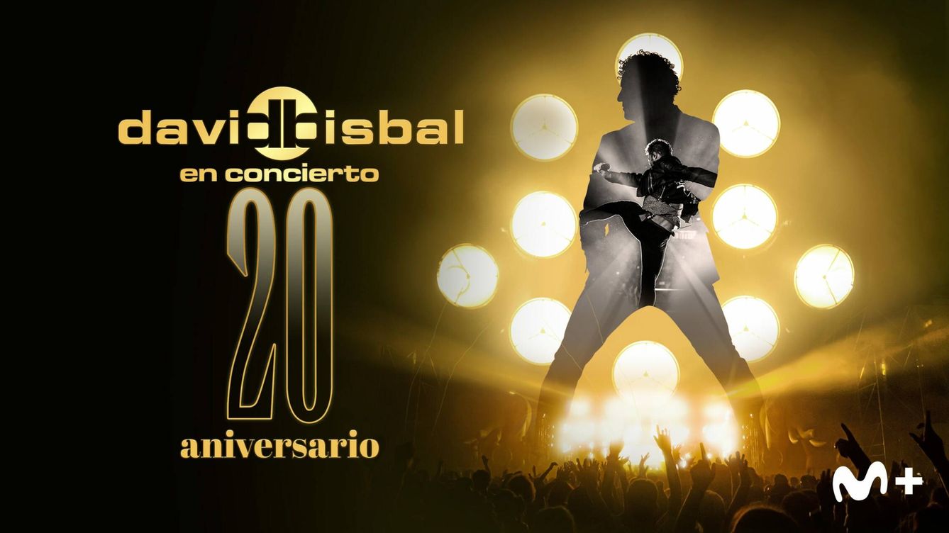 Foto: Cartel promocional del concierto de David Bisbal. (Movistar Plus )