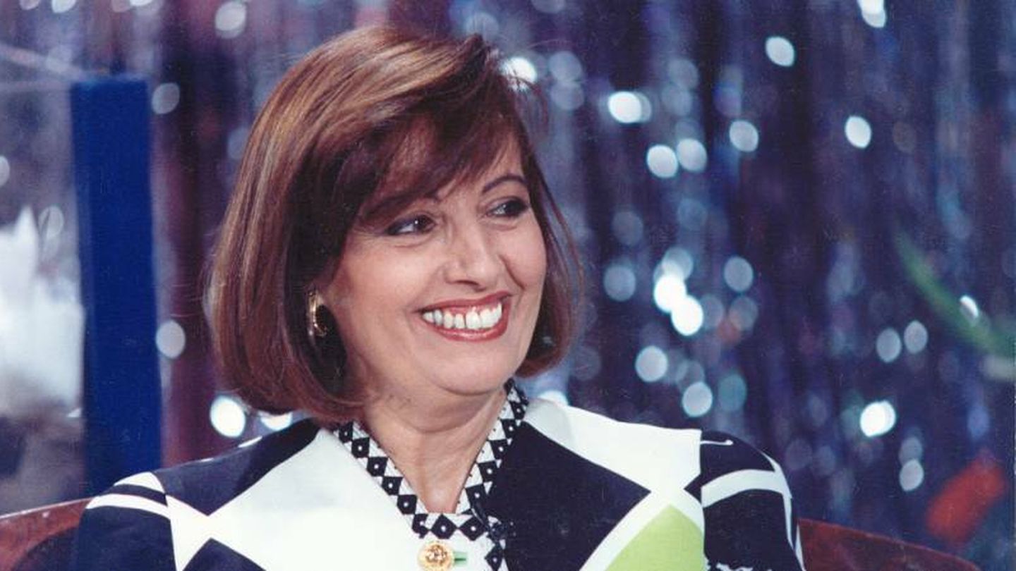 María Teresa Campos, durante su etapa en la cadena pública. (TVE)