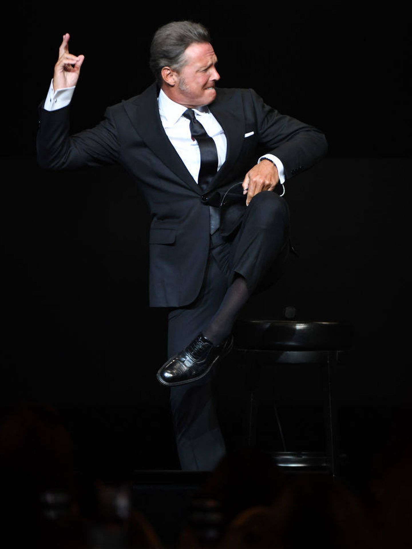 Luis Miguel, en un concierto en Las Vegas, en septiembre. (Getty)
