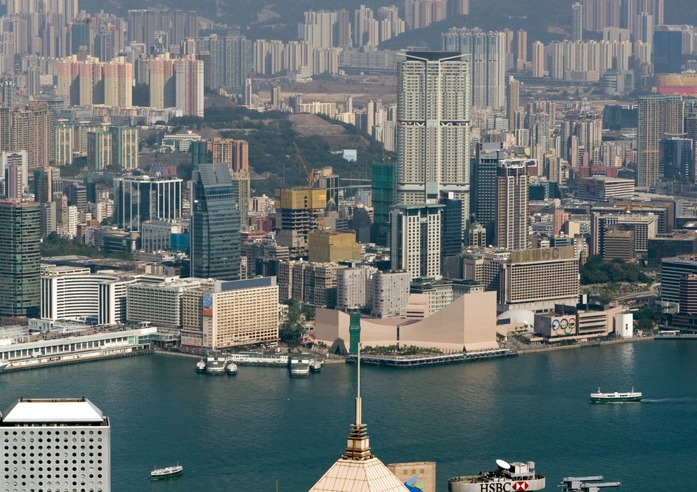 Foto: Imagen aérea del exclusivo barrio de Tsim Sha Tsui (Hong Kong), donde diversas fuentes han fijado la residencia de Perenna Kei.