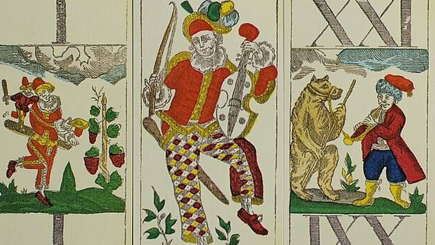 Tarot del siglo XVIII. (Wikimedia commons)
