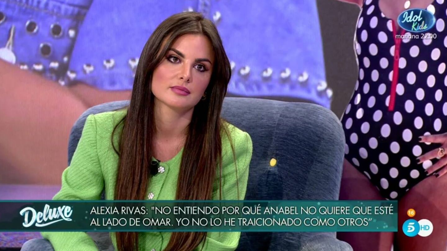 Alexia Rivas, en 'Viernes Deluxe'. (Telecinco).