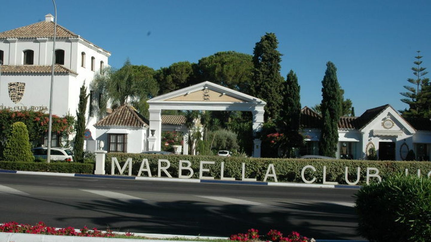 Vista de la fachada de Marbella Club.