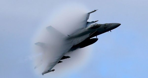 Foto: El F-18 Super Hornet, en pleno vuelo. (Reuters)