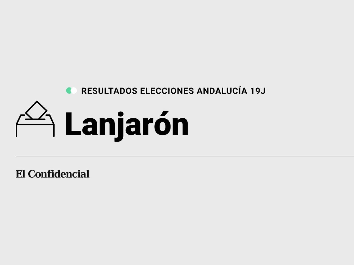 Foto: Resultados en Lanjarón, Granada, de las elecciones de Andalucía 2022 este 19-J (C.C./Diseño EC)