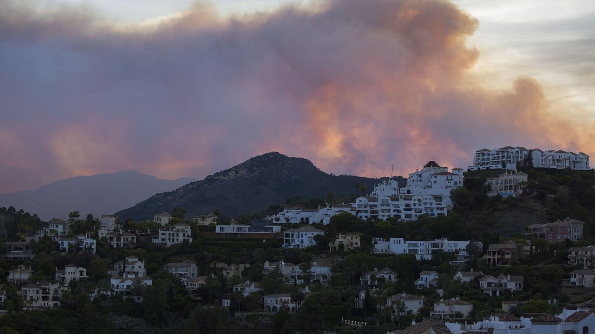 Activan a la UME por el incendio de Sierra Bermeja, Málaga: entre 2.500 y 3.000 vecinos desalojados 