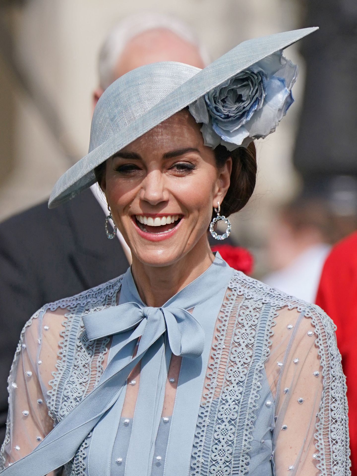 Kate Middleton, en una Garden Party en Buckingham. (Reuters)