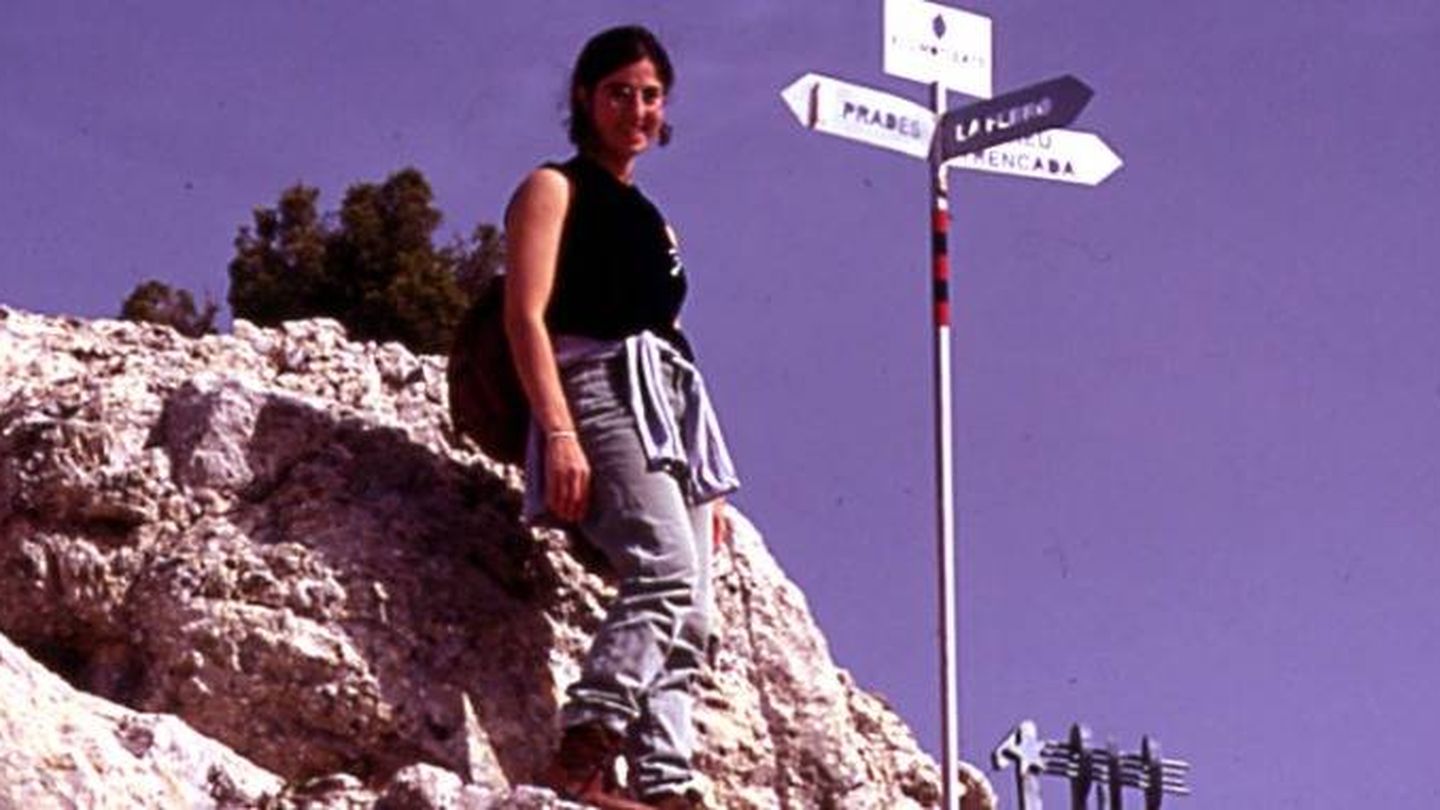 Helena Jubany, en una de sus excursiones por la montaña. (Foto cedida)