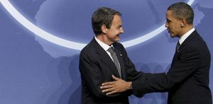 Zapatero y Obama, unidos en un cumpleaños planetario