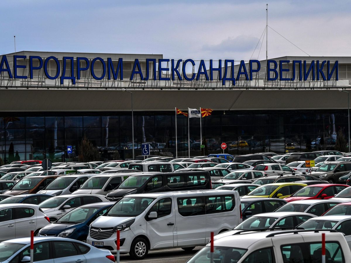 Foto: Aeropuerto de Skopje. Foto: Efe