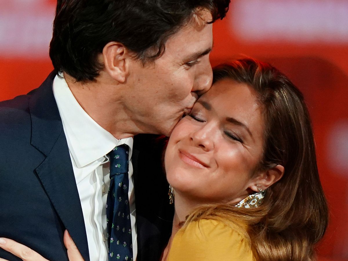 Foto: Trudeau y su mujer. (Reuters)