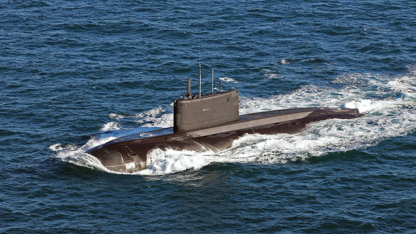 Submarino SSK ruso de la clase Kilo. (UKMoD) 