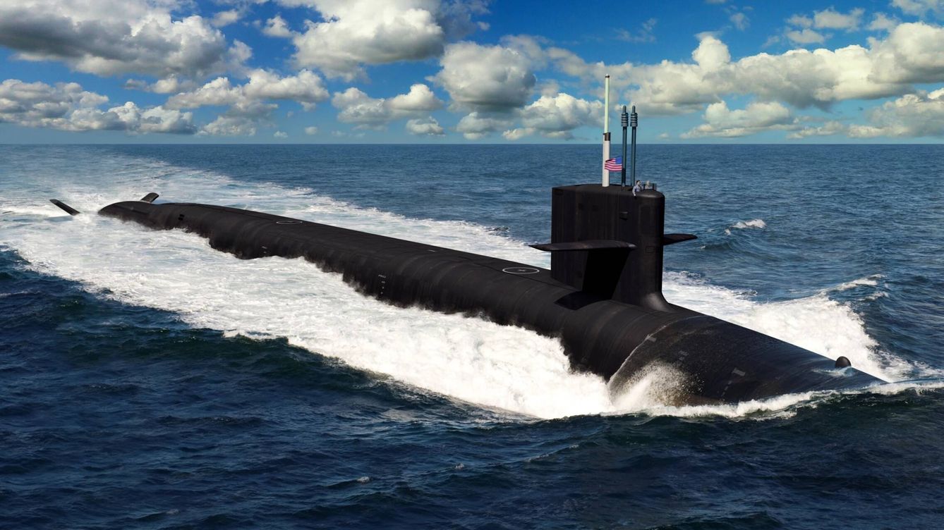 Foto: Rénder 3D del nuevo submarino de la clase Columbia. (General Dynamics)