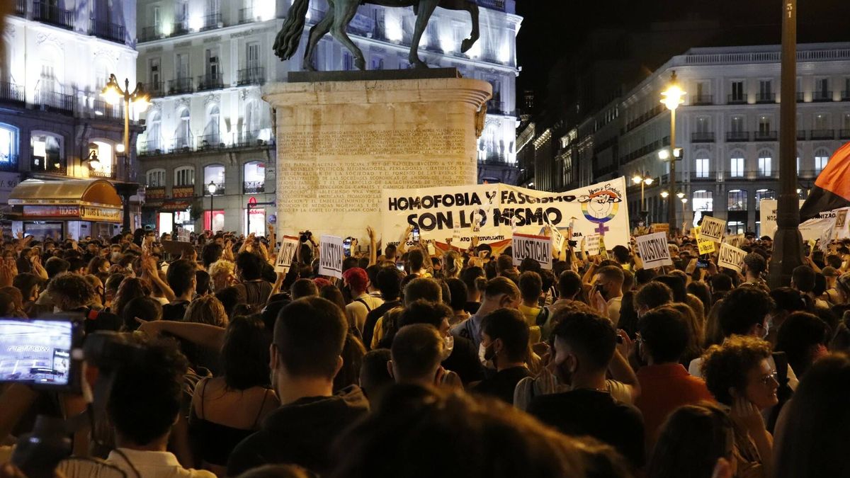 "Las palizas y los asesinatos son reales": protesta en Madrid contra las agresiones homófobas