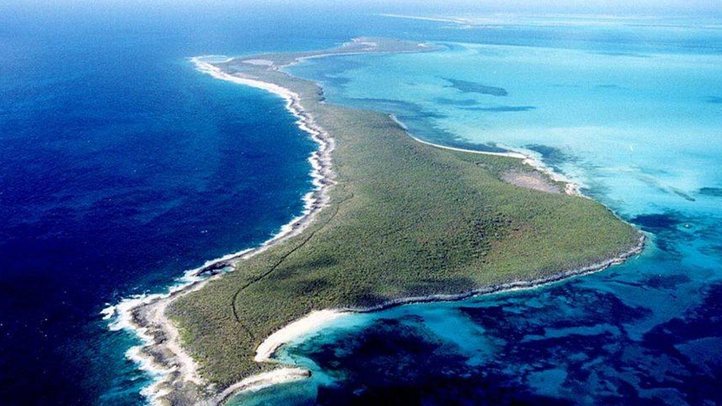 La isla privada Bonds Cay, en Bahamas, donde tenía su residencia Shakira. (Cortesía)
