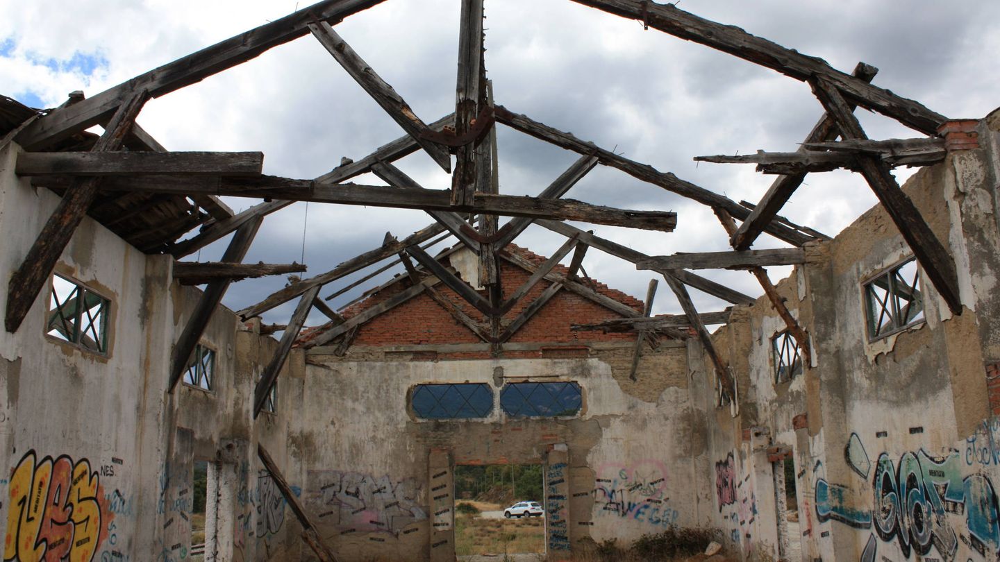 Estación de tren de Gascones de Lozoya abandonada. (A. M.)
