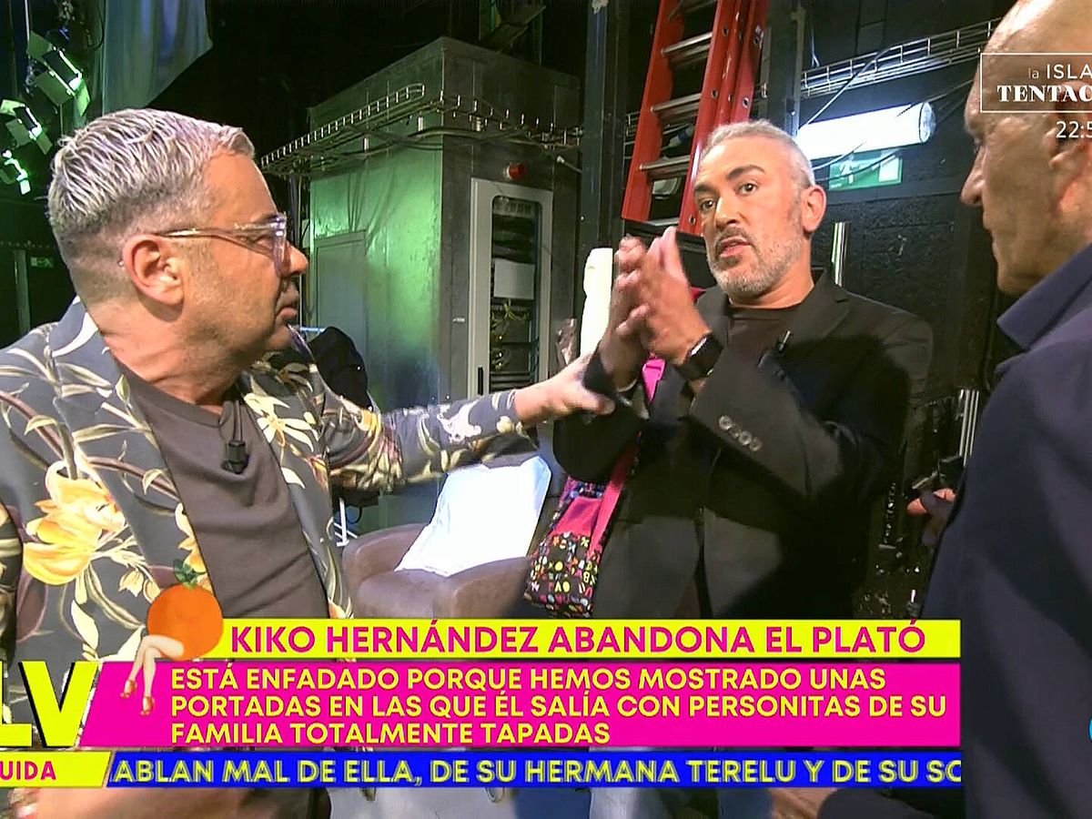 Foto: Kiko Hernández, en 'Sálvame'. (Telecinco)