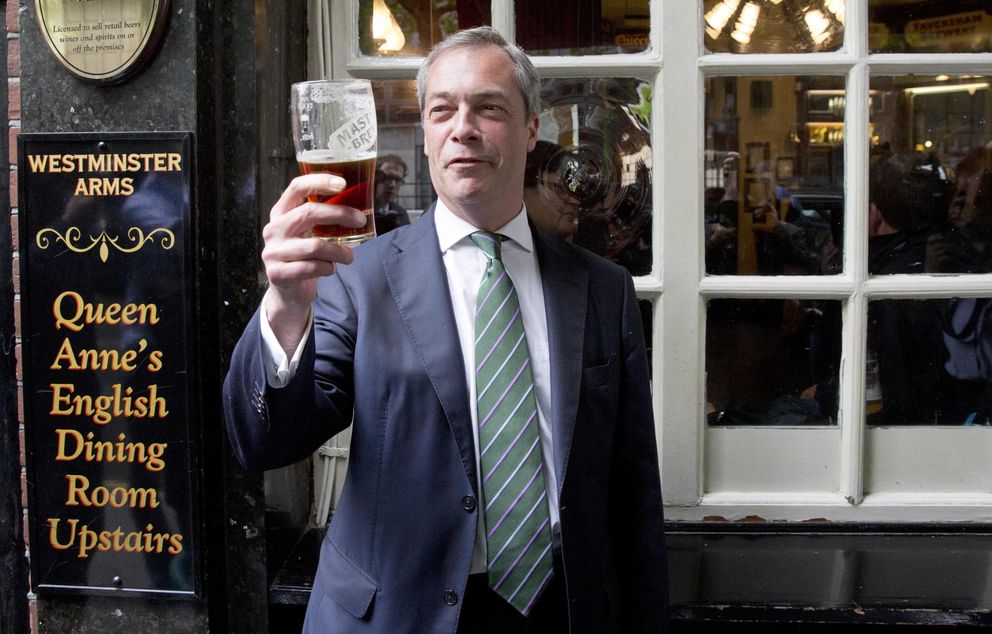 El líder del Partido de la Independencia del Reino Unido (UKIP), Nigel Farage.