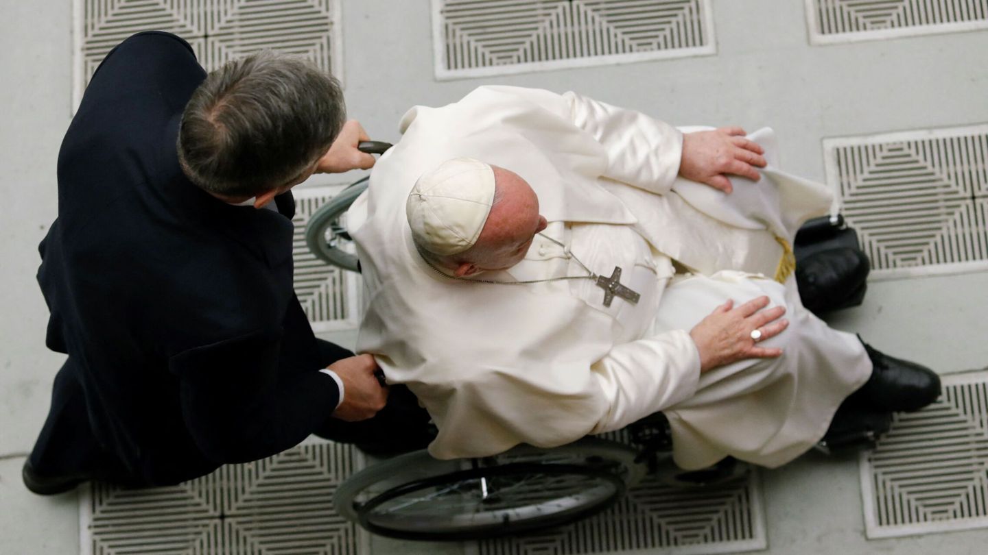 El Papa en la Audiencia de hoy. (Reuters)