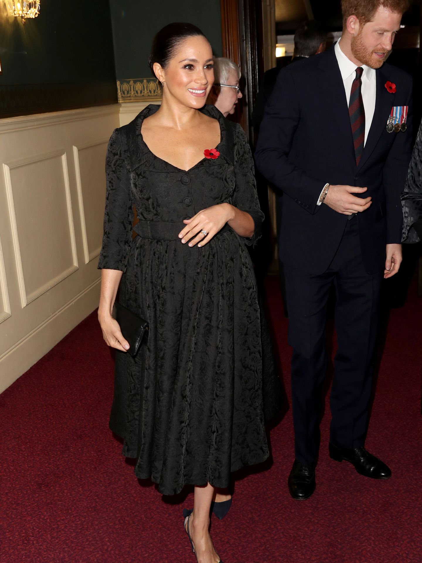 Meghan Markle y el príncipe Harry a su llegada al Royal Albert Hall. (Reuters)
