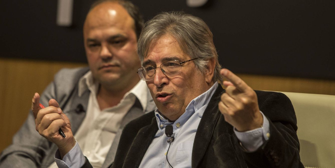 El economista José Carlos Díez y el analista Ignacio Varela. (F. Ruso)