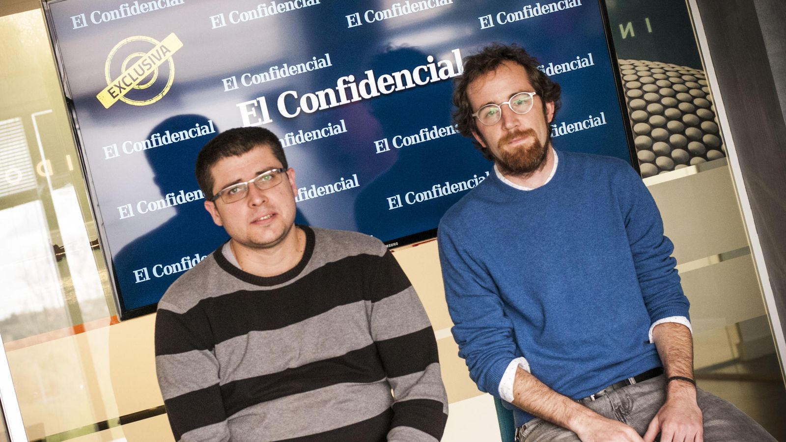 Foto: Jesús Escudero y Daniele Grasso, periodistas de El Confidencial (Foto: Carmen Castellón) 