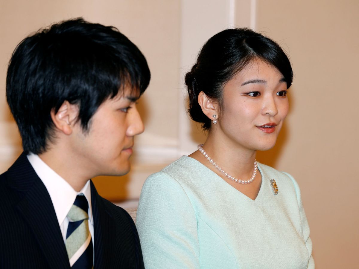 Foto: La princesa Mako y Kei Komuro, cuando anunciaron su compromiso. (Reuters)