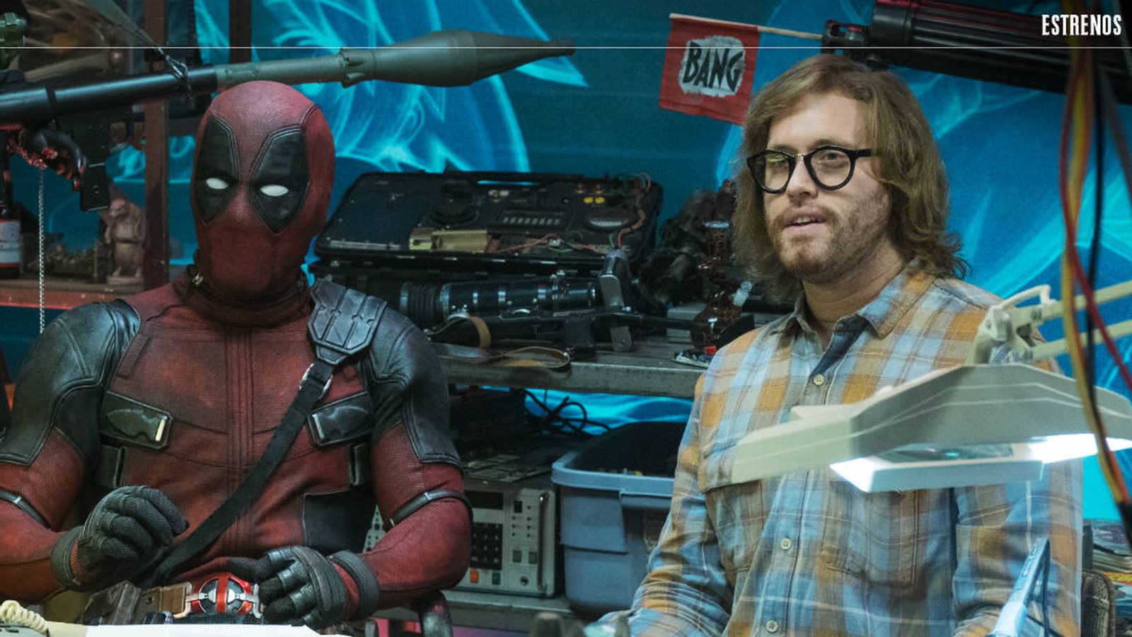 Foto: Ryan Reynolds y T.J. Miller, en un fotograma de 'Deadpool 2'. (20th Century Fox)