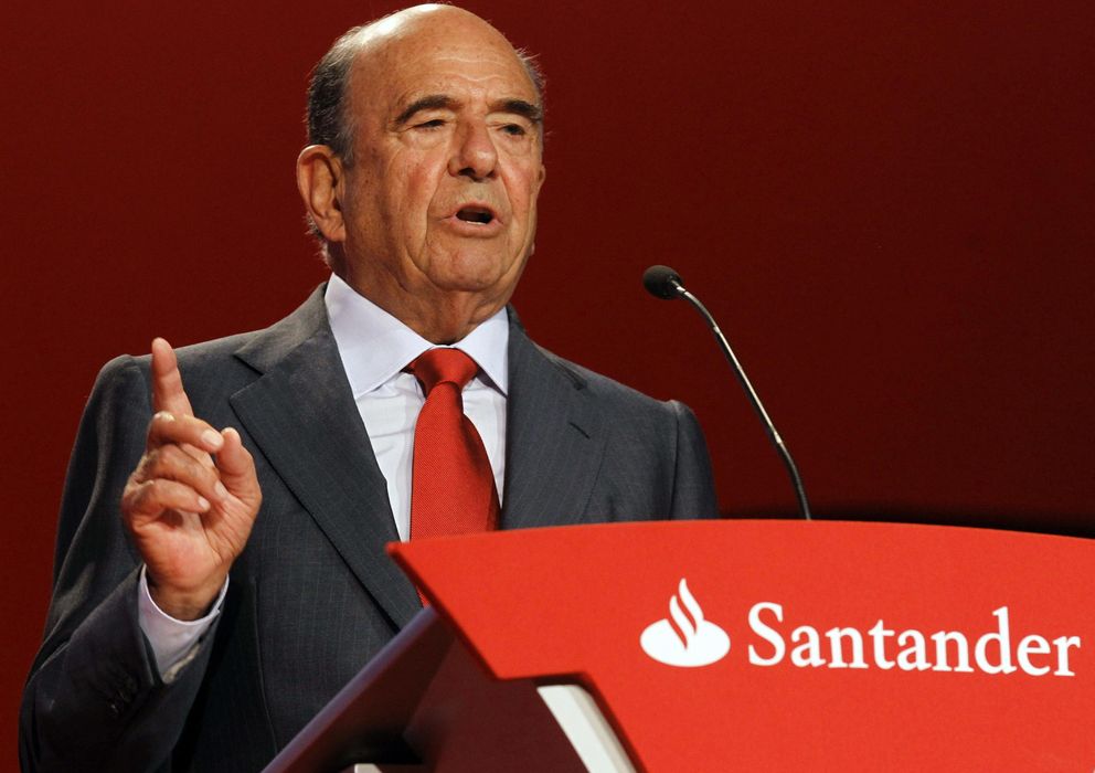 Foto: Emilio Botín, presidente de Banco Santander
