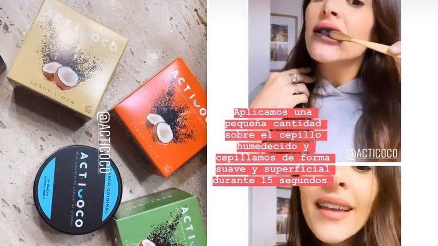 Rocío Osorno usando Acticoco. (Instagram, @rocio0sorno)