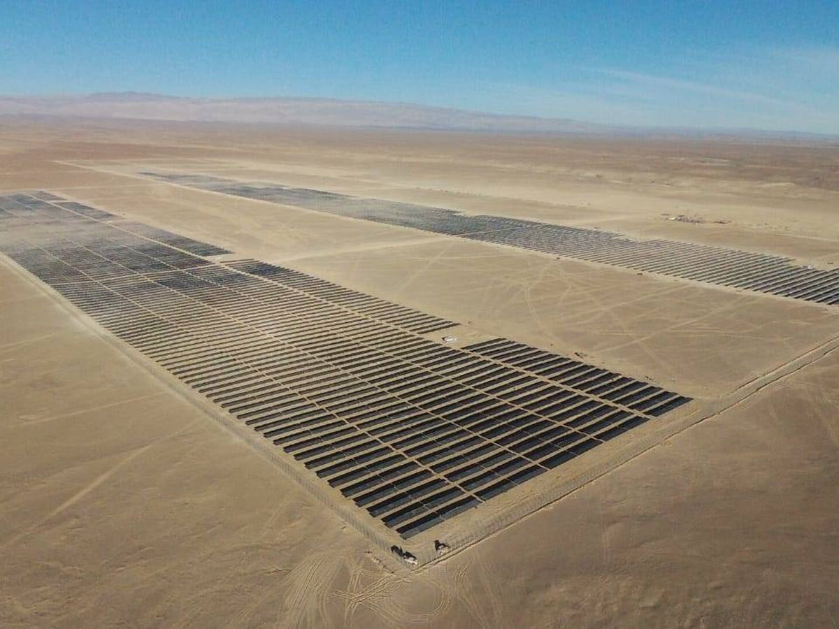Foto: Planta solar de Grenergy en Quillagua (Chile)