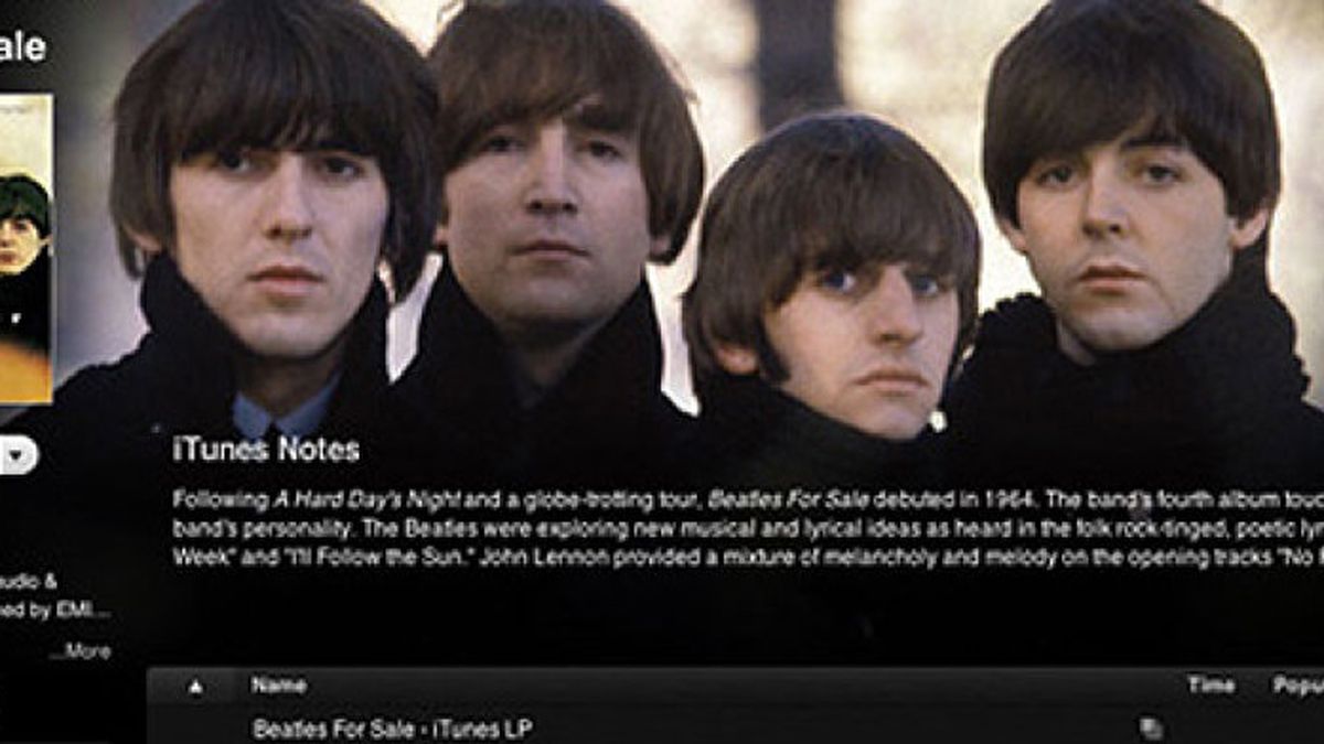 Los Beatles se rinden ante iTunes