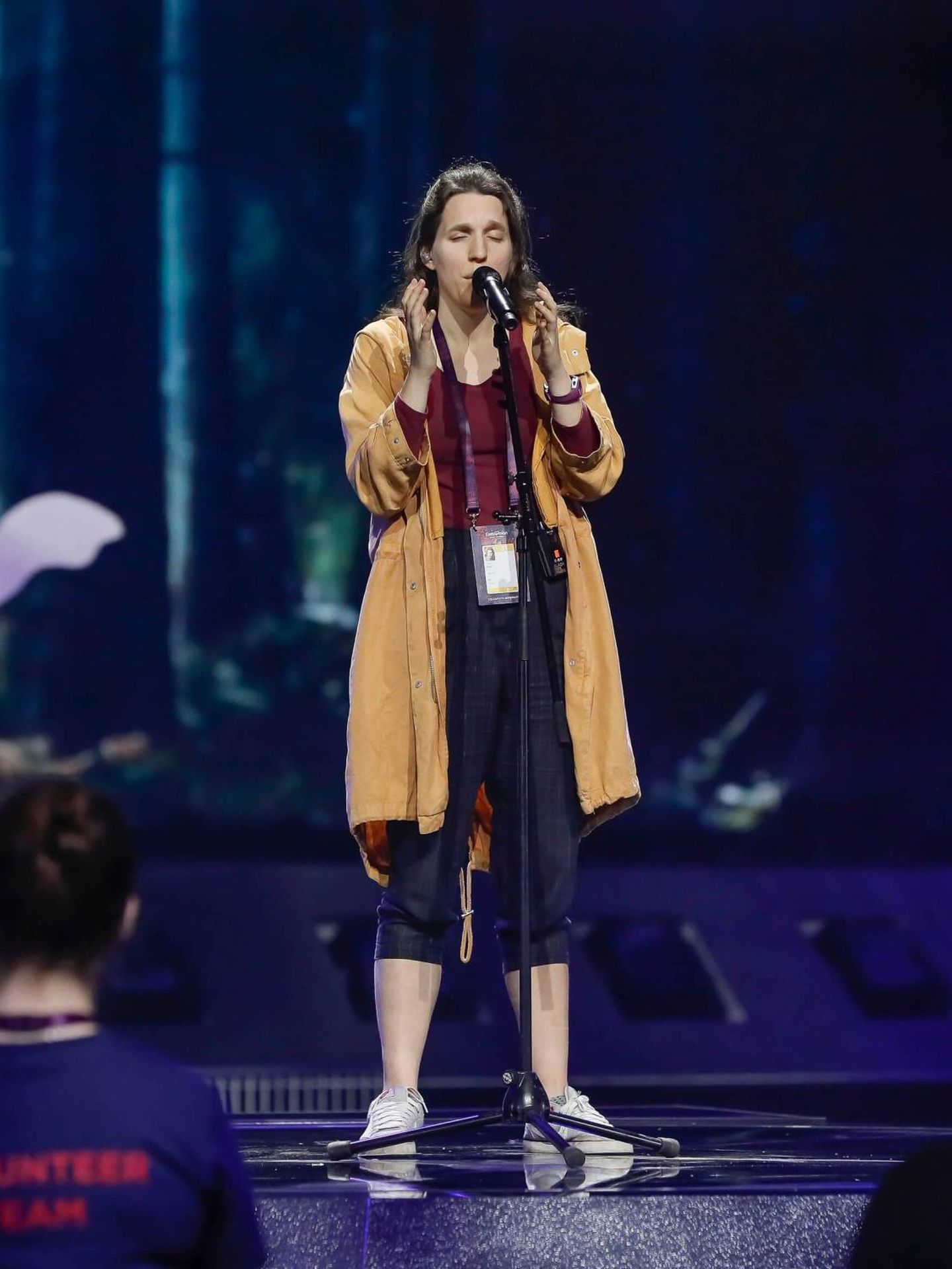 Luísa Sobral, hermana de Salvador, actuó en los primeros ensayos de Portugal en Eurovisión 2017