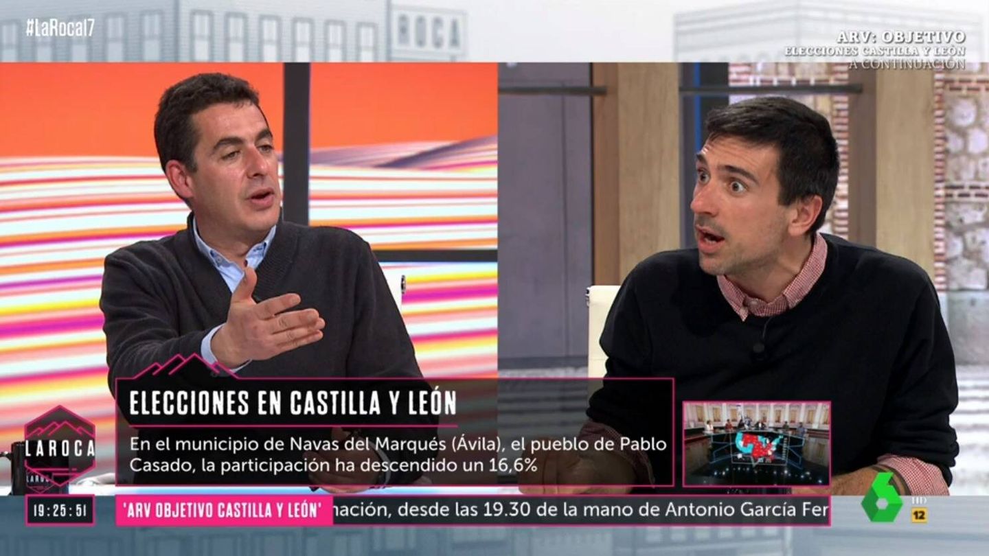 Antonio Naranjo y Ramón Espinar en 'La roca'. (Atresmedia Televisión)
