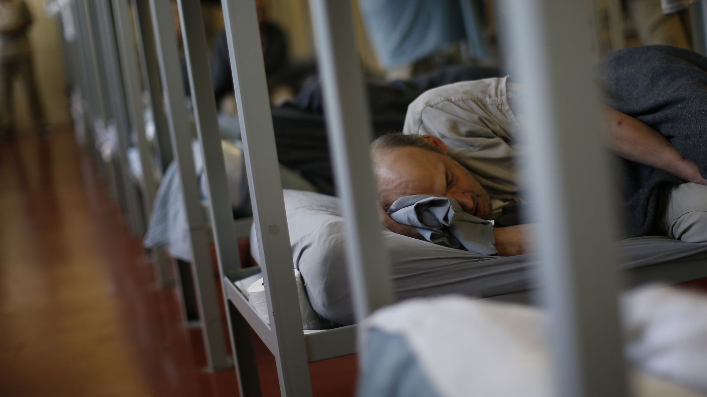 Un recluso en la presa de mínima seguridad de Cook County Jail, en Chicago. (Reuters/Jim Young)